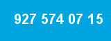 927 574 07 15 927 574 07 15